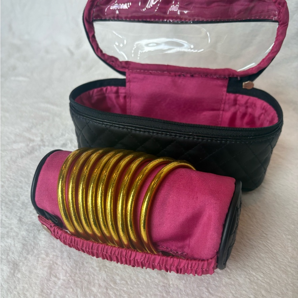 BuDha Girl Gold Bangles + Travel Case